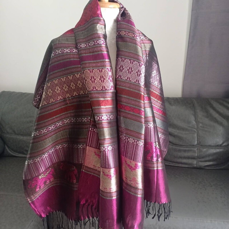 thai silk scarf